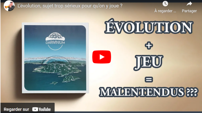 video Darwinium "L'évolution, sujet trop sérieux pour qu'on y joue ?"