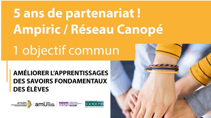 Cinq ans de partenariat Ampiric & Réseau Canopé