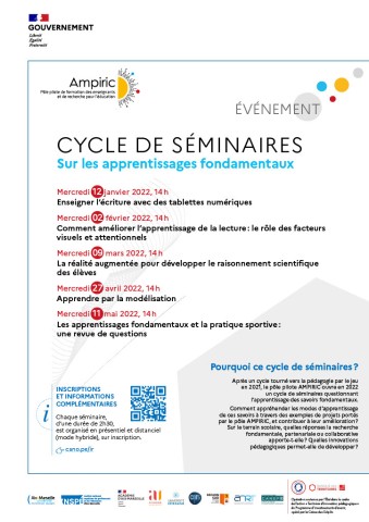 Cycle de séminaires Ampiric 2021-2022