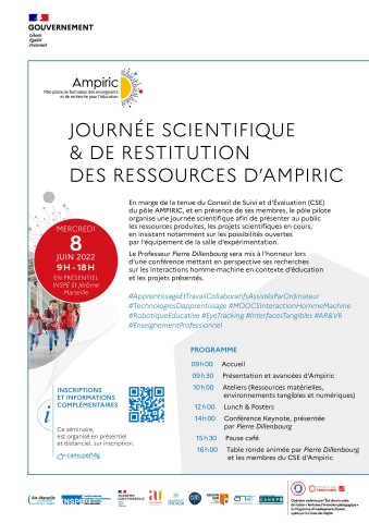 Journée scientifique et de restitution des ressources d'Ampiric 08 juin 2022