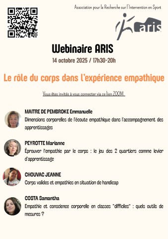 Le rôle du corps dans l'expériende empathique-Webinaire 14/10/25