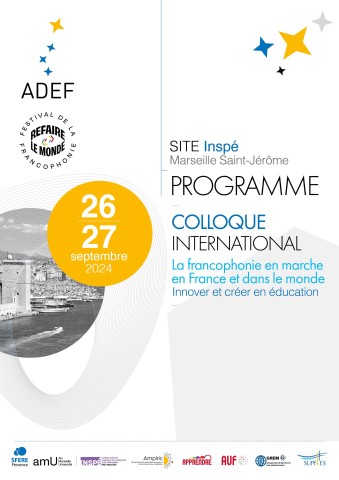 Colloque international "francaophonie en marche France et monde"