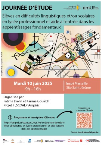 Journée d'étude "Élèves allophones en lycée professionnel et aide à l'entrée dans les apprentissages fondamentaux"