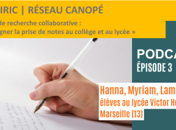 Enseigner la prise de notes au collège et au lycée